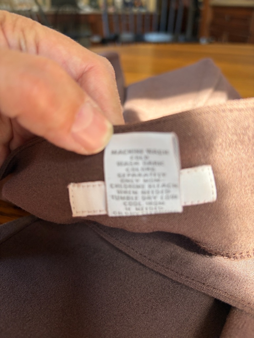 NWT dressbarn 2 Way Stretch Brown Straight Leg Pants - Picture 14 of 14